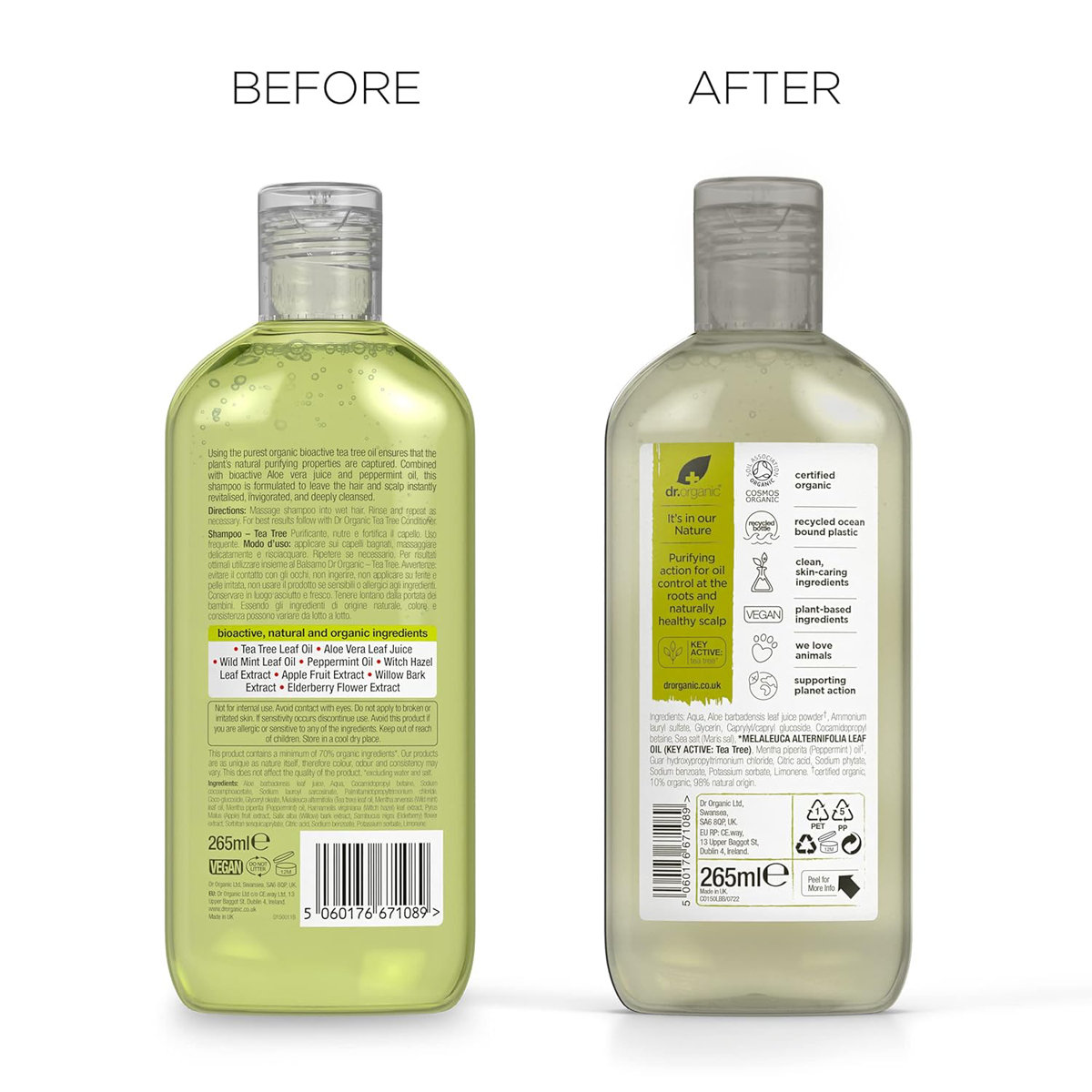 Dr. Organic Tea Tree Shampoo, 265 ml, Pack of 1 Dr. Organic Tea Tree Shampoo, 265 ml, Pack of 1