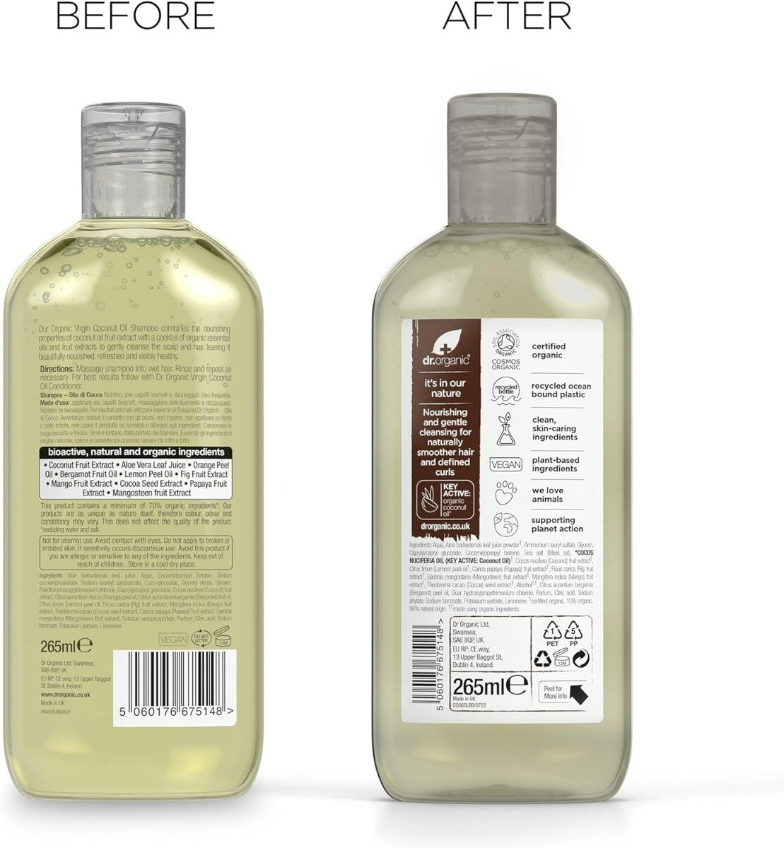 Dr. Organic Coconut Oil Shampoo, 265 ml, Pack of 1 Dr. Organic Coconut Oil Shampoo, 265 ml, Pack of 1