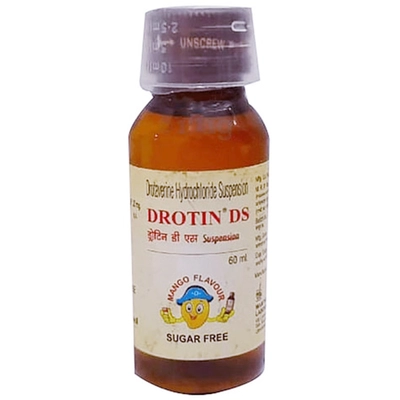 Drotin DS Mango Sugar Free Suspension 60 ml, Pack of 1 Suspension