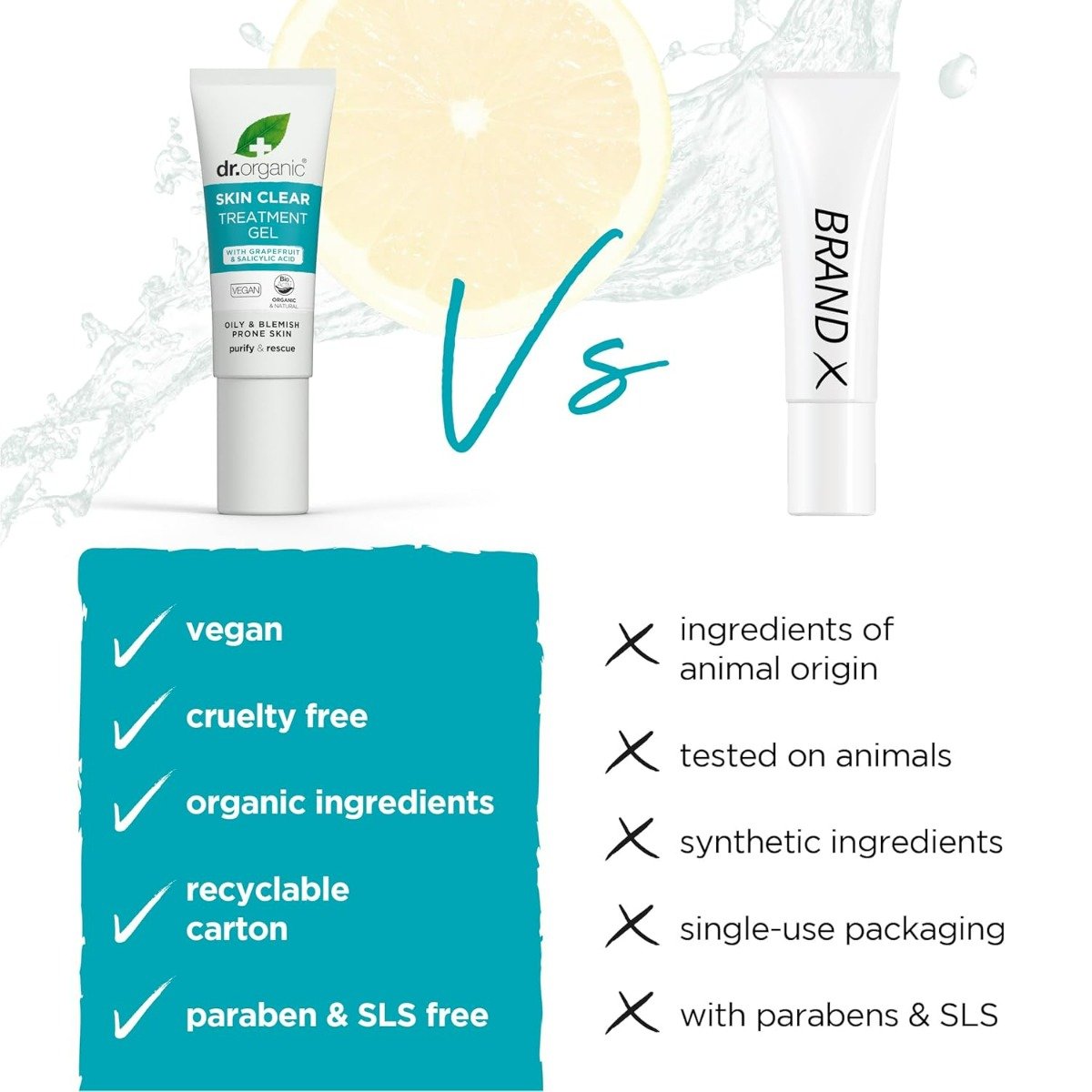 Dr Organic Skin Clear Treatment Gel, 10 ml, Pack of 1 Dr Organic Skin Clear Treatment Gel, 10 ml, Pack of 1