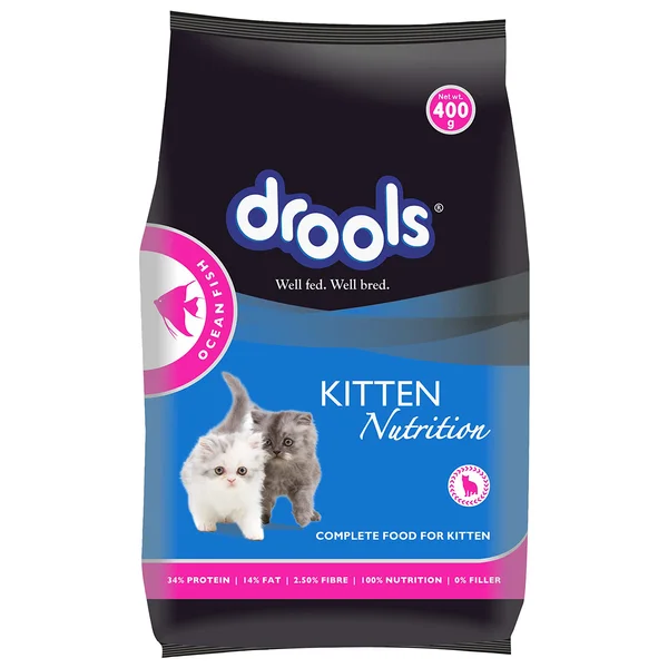 Drools Kitten Nutrition Ocean Fish, 400 gm