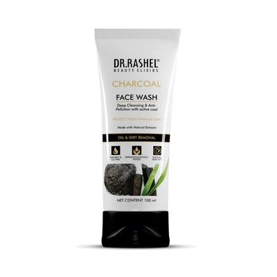 Dr.Rashel Charcoal Face Wash, 100 ml, Pack of 1