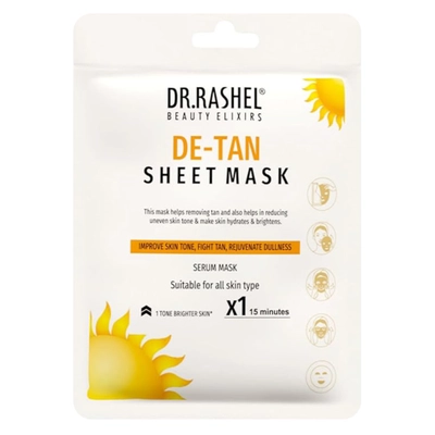 Dr.Rashel De-Tan Face Sheet Mask, 20 gm, Pack of 1