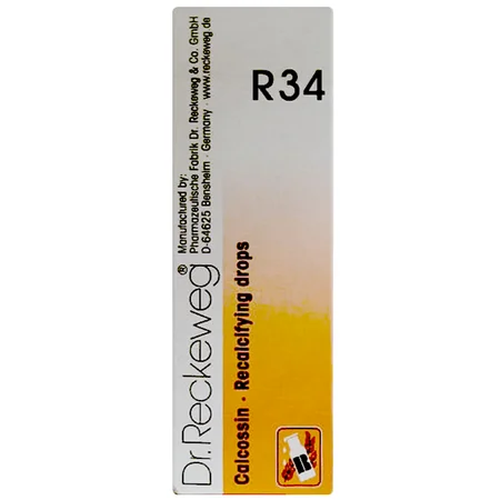 Dr.Reckeweg R34 Recalcifying Drops, 22 ml