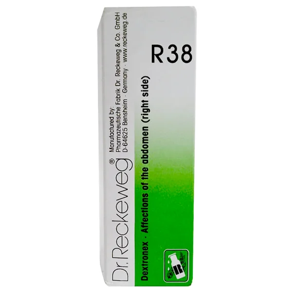 Dr.Reckeweg R38 Affections Of Abdomen (Right Side) Drops, 22 ml