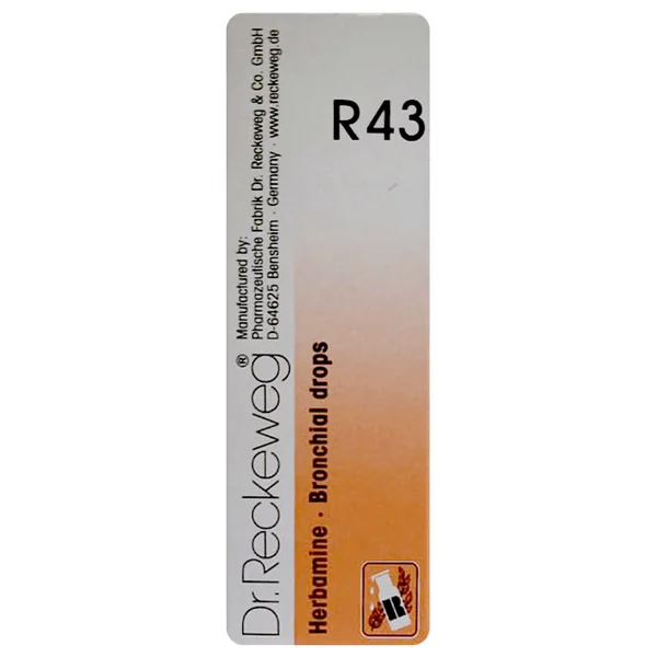 Dr.Reckeweg R43 Bronchial Drops, 22 ml