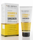 Dr. Sheth's Ceramide & Vitamin C SPF 50+ Sunscreen Cream, 50 gm