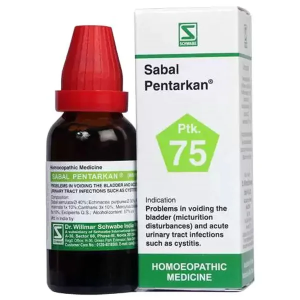 Dr.Willmar Schwabe India Sabal Pentarkan Ptk 75 Drop, 30 ml
