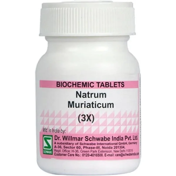 Dr.Willmar Schwabe Natrum Muriaticum Biochemic 3X Tablets, 20 gm