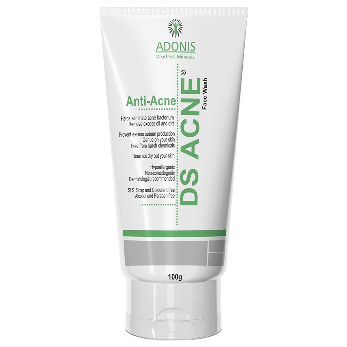 Adonis DS Acne Face Wash 100 gm | With Natural Ingredients | Removes Excess Oil | Prevents Acne Eruptions | For Acne Free Skin, Pack of 1 Adonis DS Acne Face Wash 100 gm | With Natural Ingredients | Removes Excess Oil | Prevents Acne Eruptions | For Acne Free Skin, Pack of 1