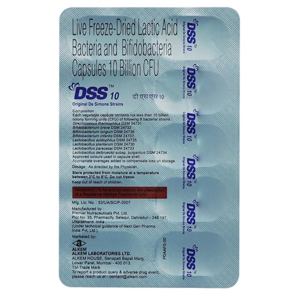Dss 10 Veg Capsule 10's