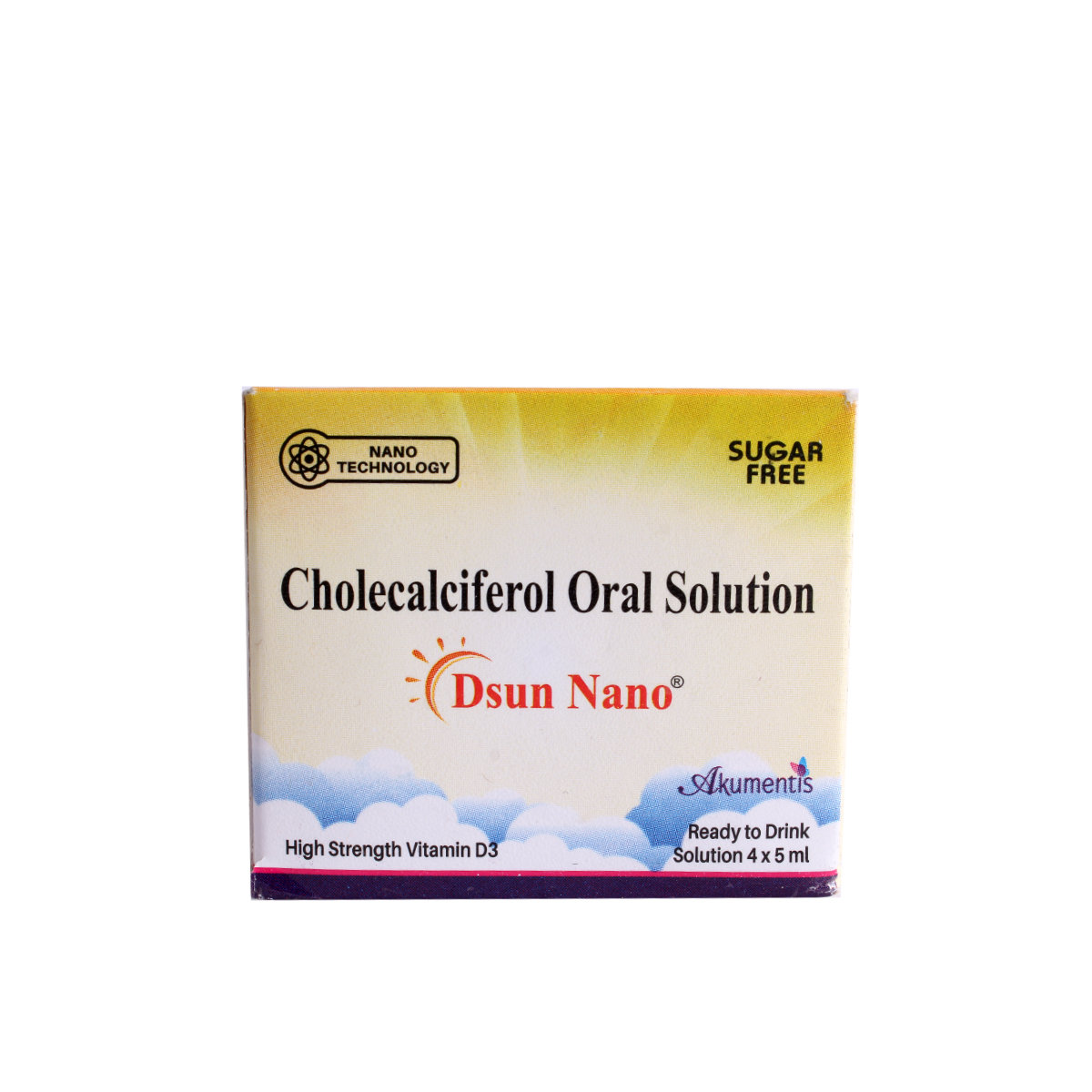 Dsun Nano 60K Sugar Free solution 5 ml, Pack of 1 Dsun Nano 60K Sugar Free solution 5 ml, Pack of 1