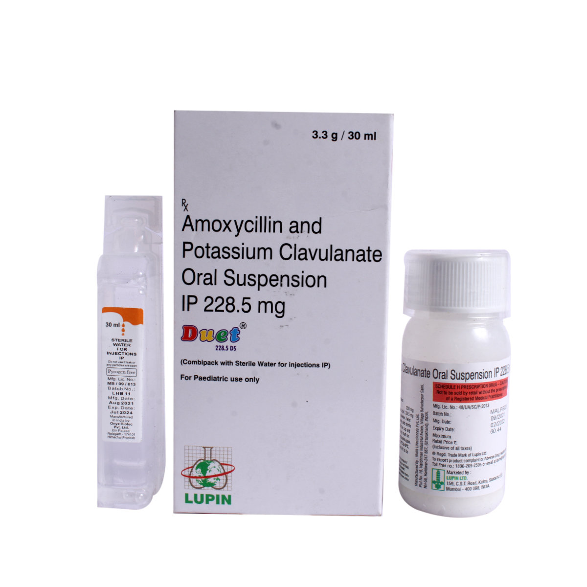 Duet 228.5 mg Dry Syrup 30 ml, Pack of 1 Syrup Duet 228.5 mg Dry Syrup 30 ml, Pack of 1 Syrup