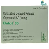 Dulot 30 Capsule 10's, Pack of 10 CAPSULES