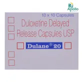 Dulane 20 Capsule 10's, Pack of 10 CAPSULES