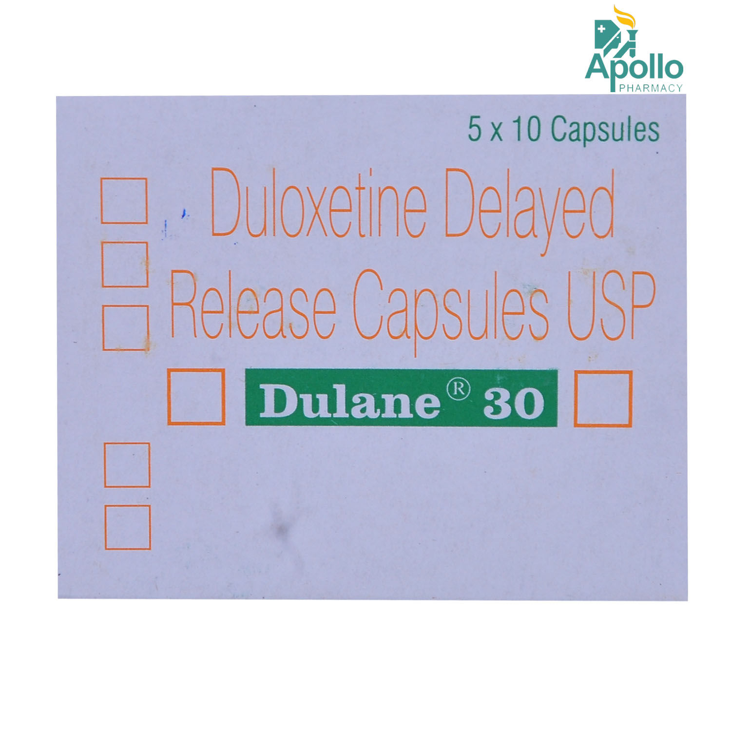 Dulane 30 Capsule | Uses, Side Effects, Price | Apollo Pharmacy