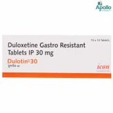 Dulotin 30 Tablet 10's, Pack of 10 TabletS