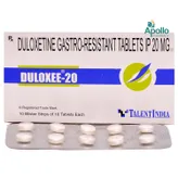 Duloxee 20 Tablet 10's, Pack of 10 TABLETS