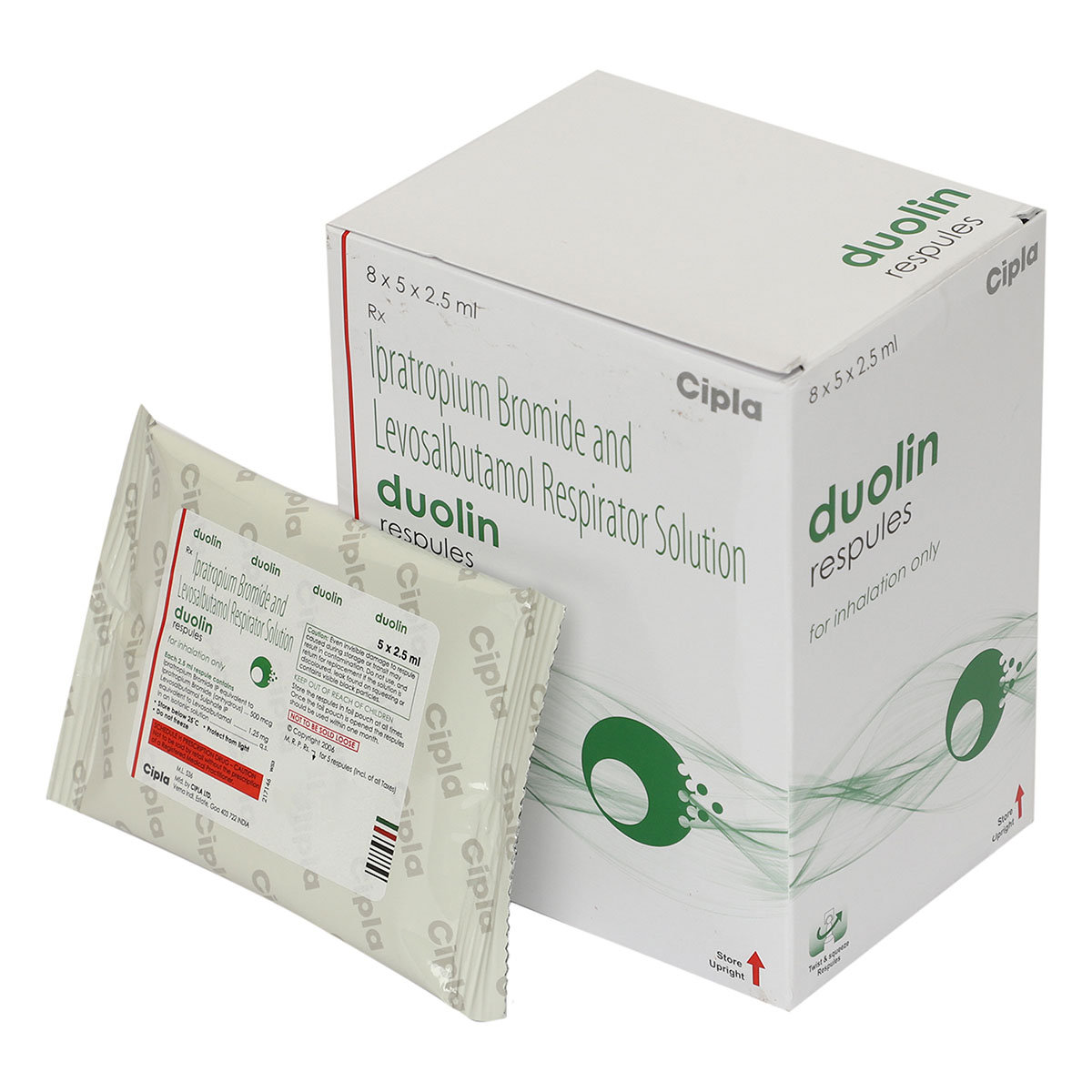 Duolin Respules 5 x 2.5 ml, Pack of 5 RESPULESS Duolin Respules 5 x 2.5 ml, Pack of 5 RESPULESS