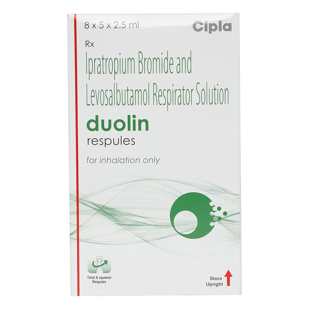 Duolin Respules 5 x 2.5 ml, Pack of 5 RESPULESS Duolin Respules 5 x 2.5 ml, Pack of 5 RESPULESS