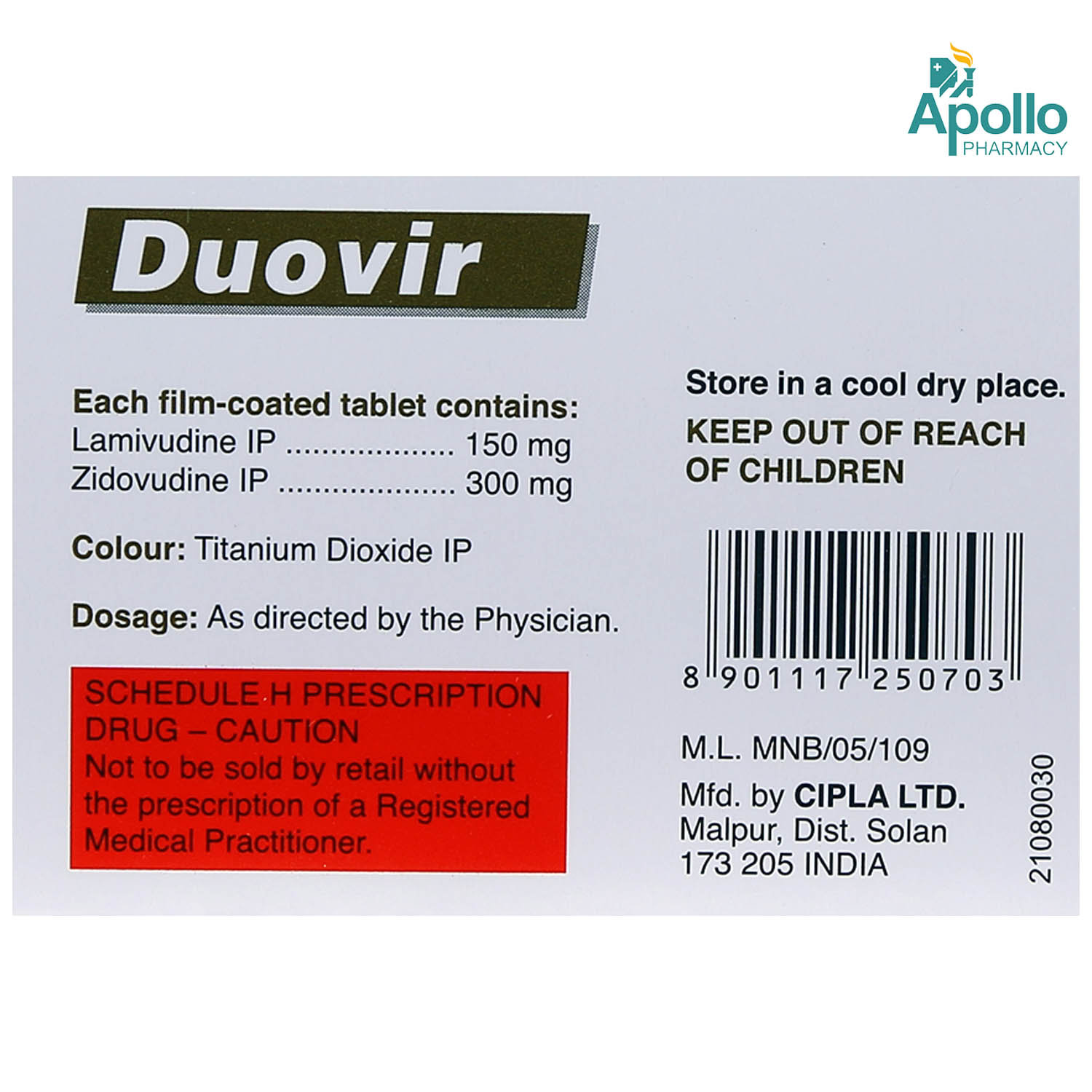 Duovir Tablet 10's, Pack of 10 TabletS Duovir Tablet 10's, Pack of 10 TabletS