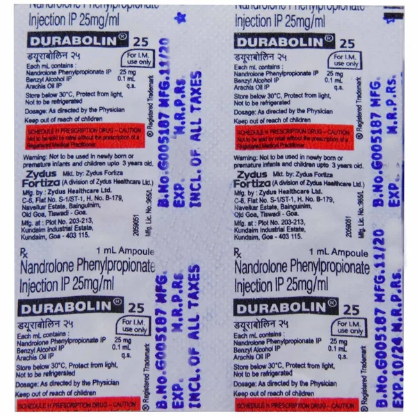 Durabolin 25 mg Injection 1 ml