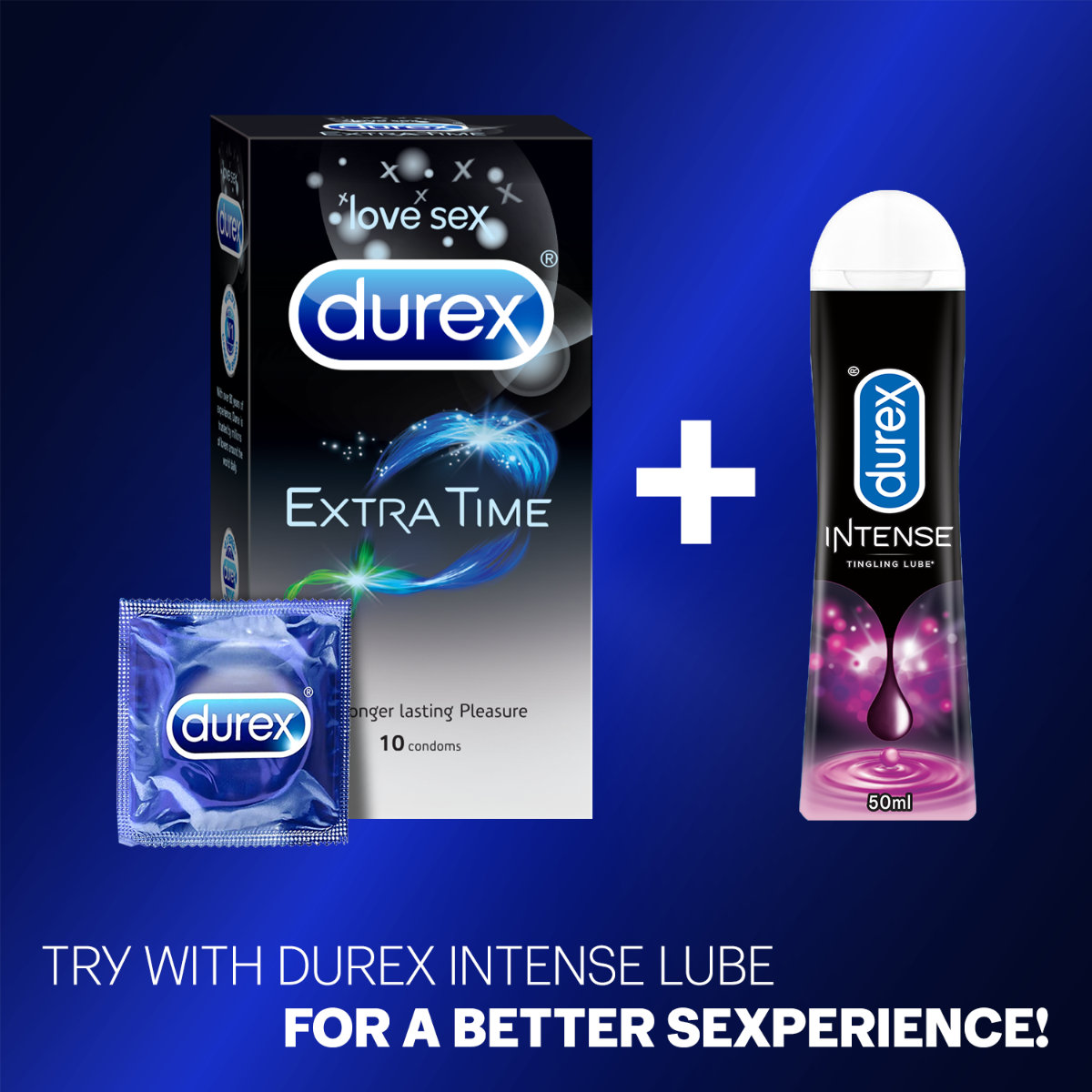 Durex Extra Time Condoms, 10 Count, Pack of 1 Durex Extra Time Condoms, 10 Count, Pack of 1