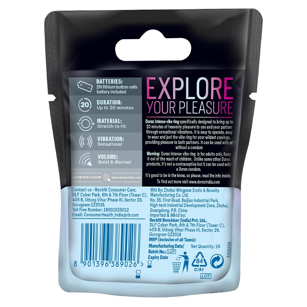 Durex Intense Vibe Ring, 1 Count, Pack of 1 Durex Intense Vibe Ring, 1 Count, Pack of 1