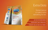 Durex Extra Dots Condoms, 10 Count, Pack of 1