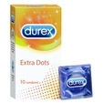 Durex Extra Dots Condoms, 10 Count