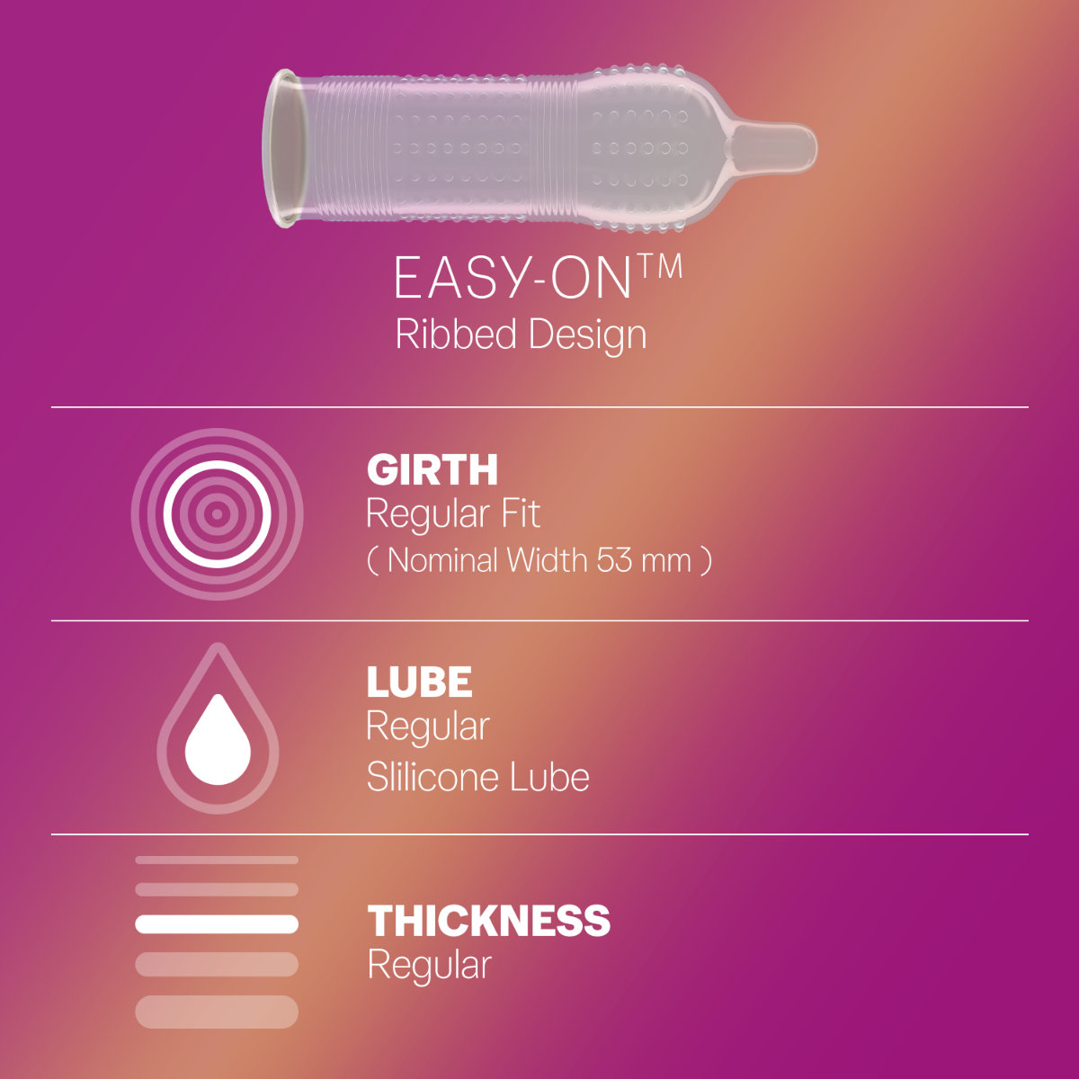 Durex Extra Ribbed Condoms, 10 Count, Pack of 1 Durex Extra Ribbed Condoms, 10 Count, Pack of 1