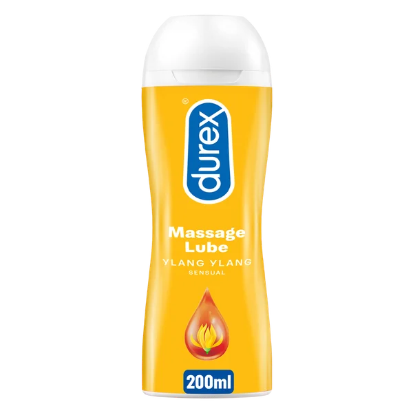Durex Ylang Ylang Sensual Massage Lubricant Gel for Men &amp; Women, 200 ml, Pack of 1