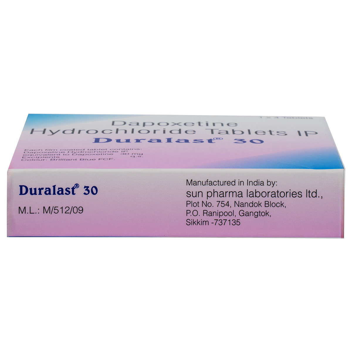 Duralast 30 Tablet 4's, Pack of 4 TABLETS Duralast 30 Tablet 4's, Pack of 4 TABLETS