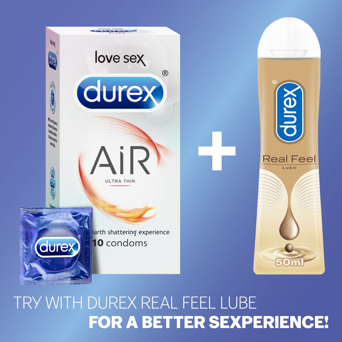 Durex Air Ultra Thin Condoms, 3 Count, Pack of 1 Durex Air Ultra Thin Condoms, 3 Count, Pack of 1
