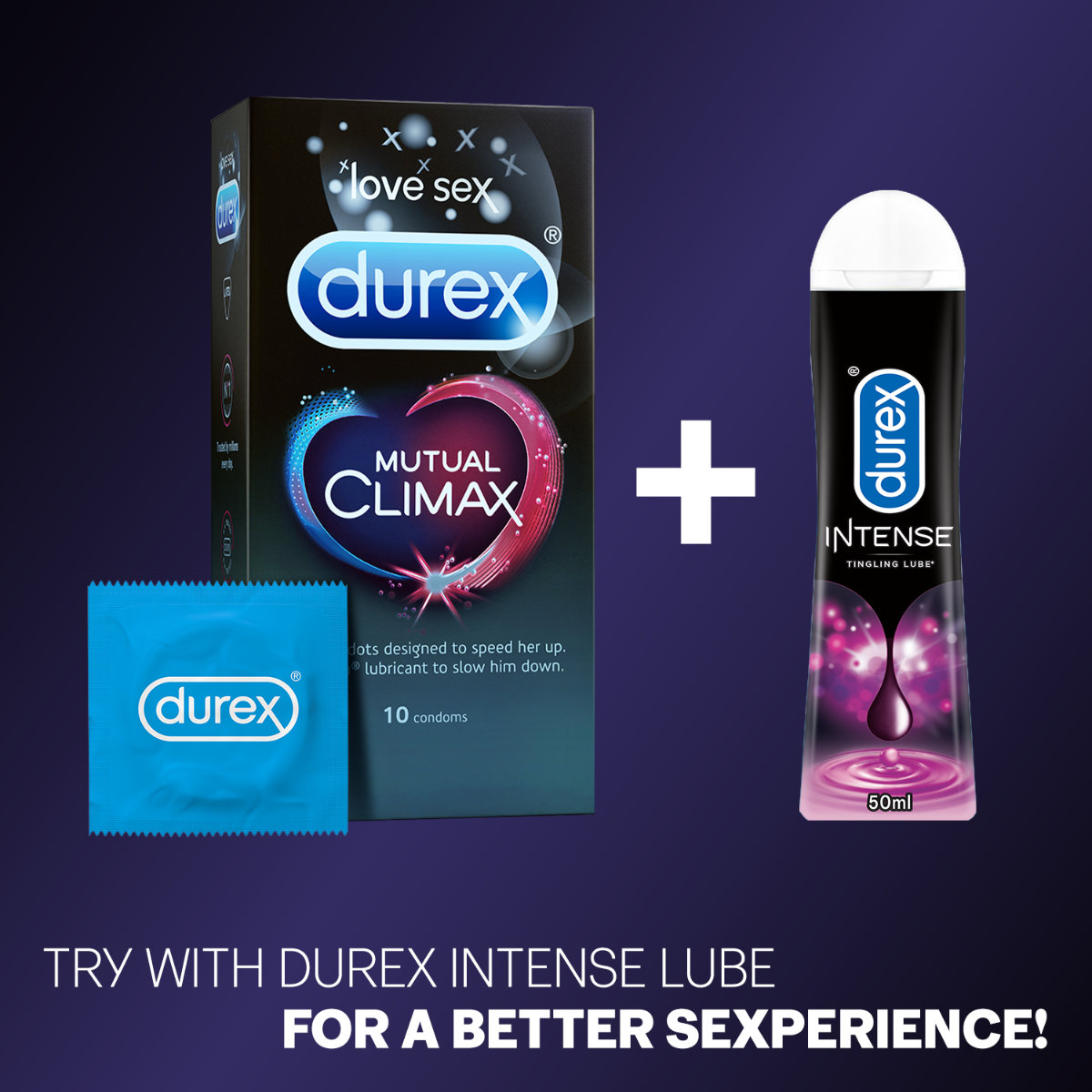Durex Mutual Climax Condoms, 3 Count, Pack of 1 Durex Mutual Climax Condoms, 3 Count, Pack of 1