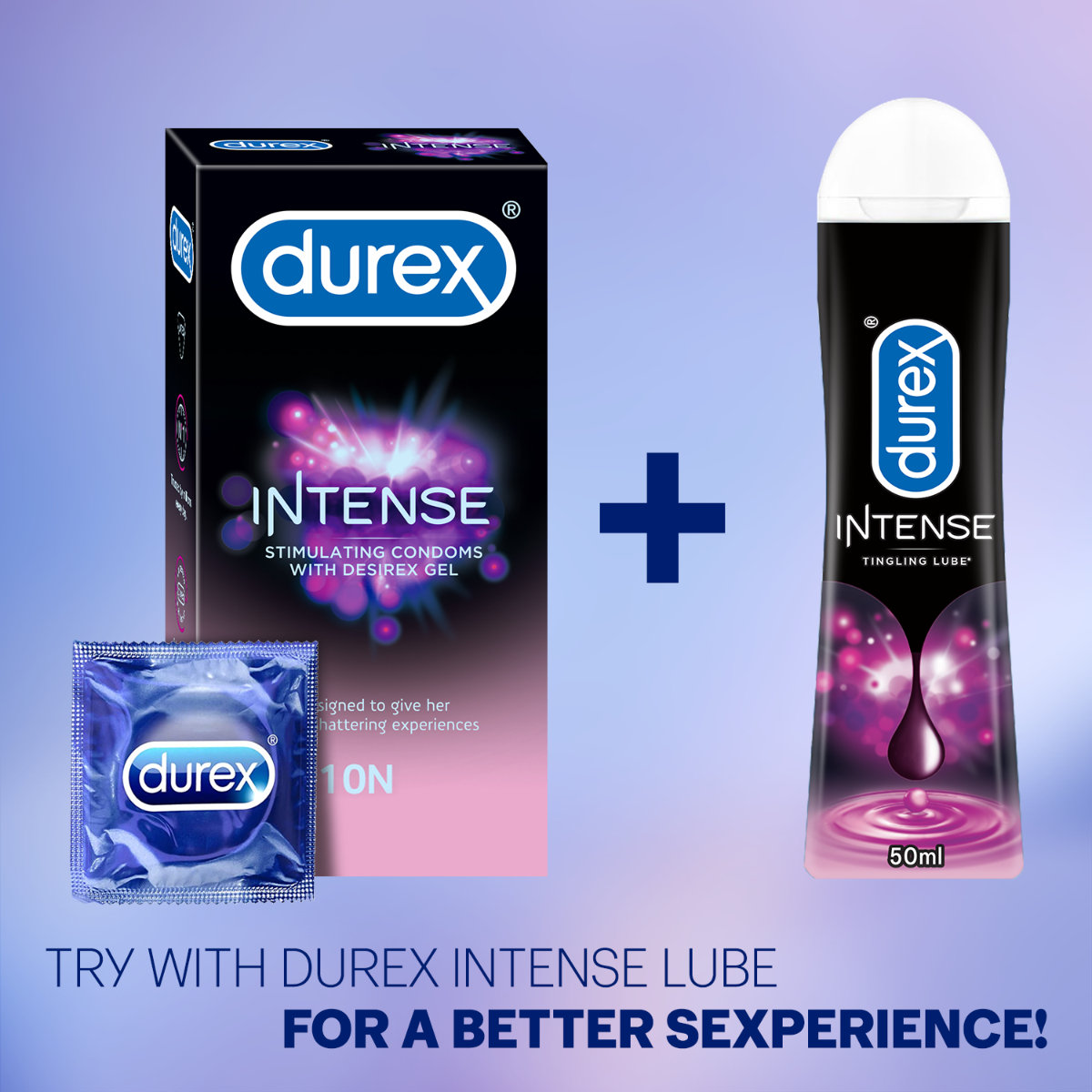 Durex Intense Desirex Gel Condoms, 3 Count, Pack of 1 Durex Intense Desirex Gel Condoms, 3 Count, Pack of 1
