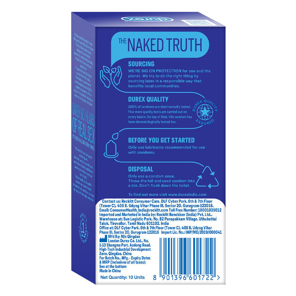 Durex Close Fit Invisible Condoms, 10 Count, Pack of 1 Durex Close Fit Invisible Condoms, 10 Count, Pack of 1