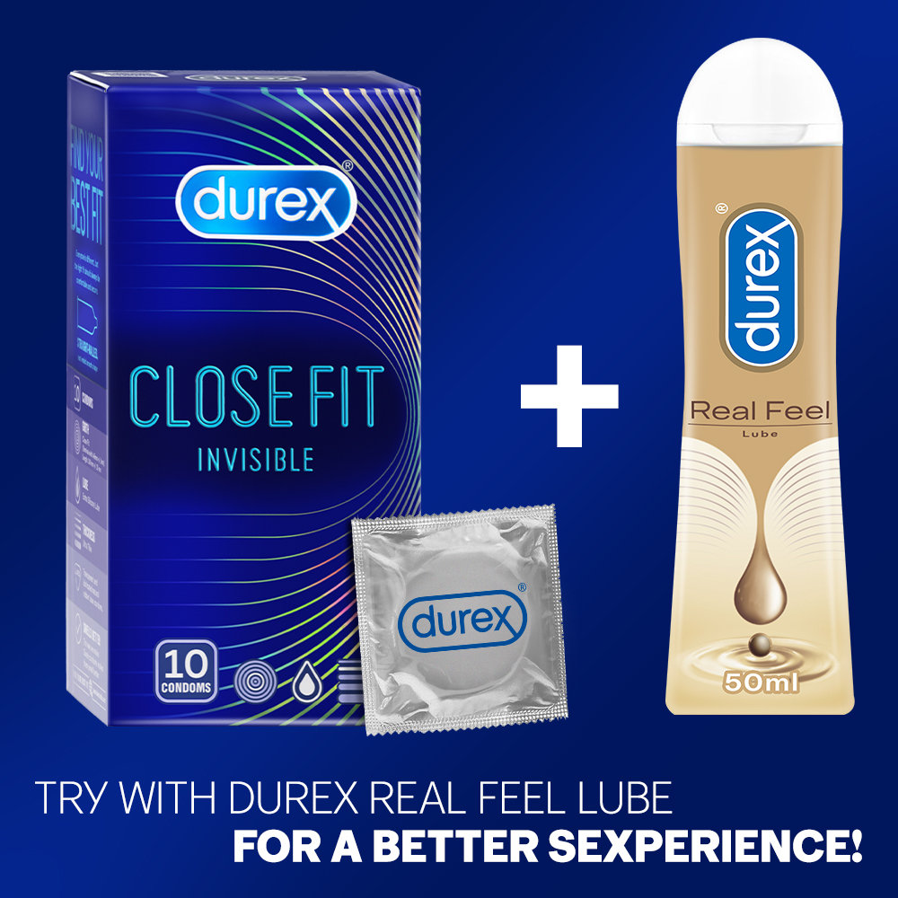 Durex Close Fit Invisible Condoms, 10 Count, Pack of 1 Durex Close Fit Invisible Condoms, 10 Count, Pack of 1