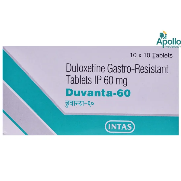 Duvanta 60 Tablet 10's, Pack of 10 TABLETS