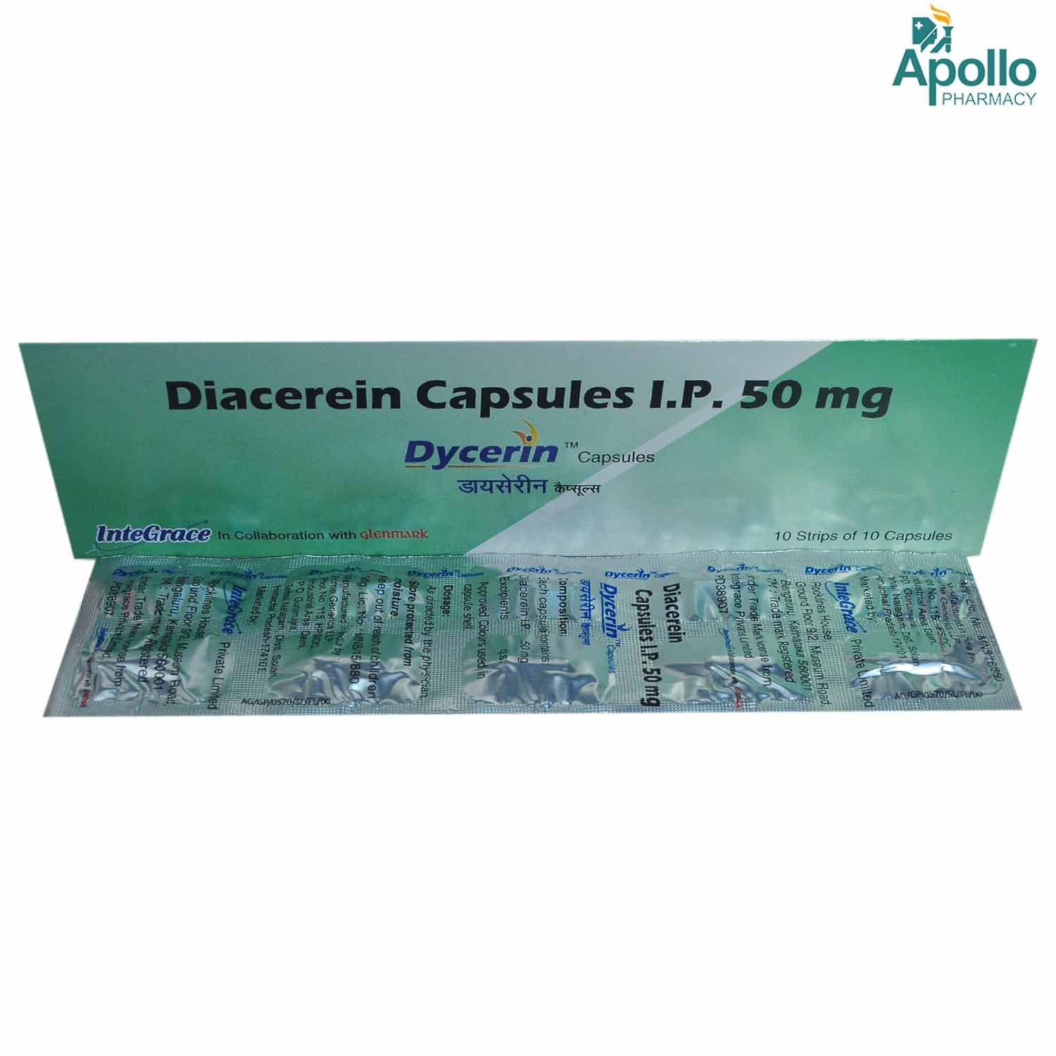 Dycerin Capsule 10's, Pack of 10 CAPSULES