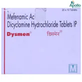 Dysmen Tablet 10's, Pack of 10 TABLETS