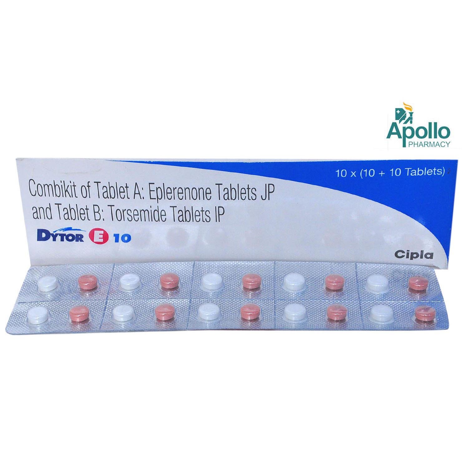 Dytor E 10 Combi Kit 20's, Pack of 1 TABLET Dytor E 10 Combi Kit 20's, Pack of 1 TABLET