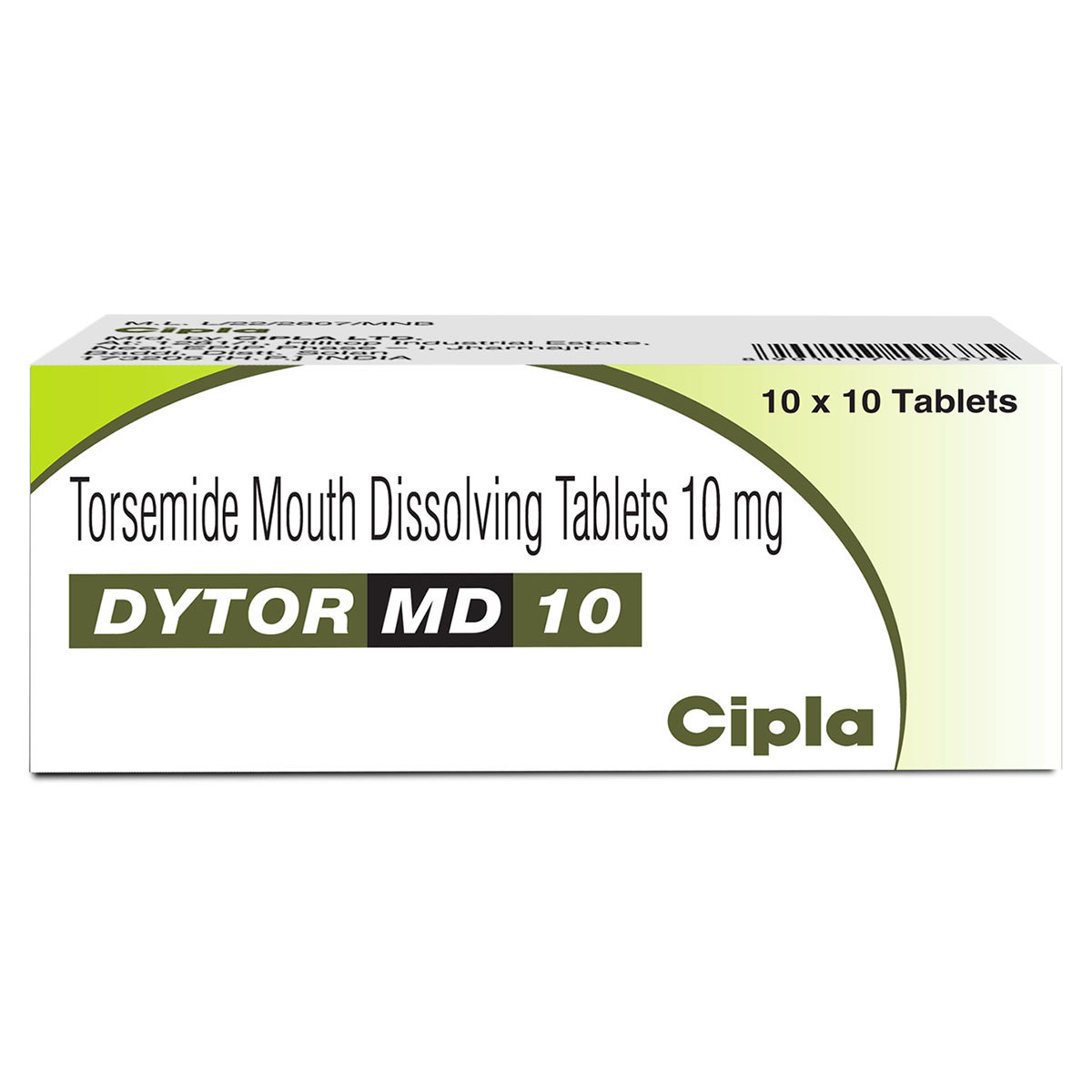Dytor MD 10 mg Tablet 10's, Pack of 10 TabletS Dytor MD 10 mg Tablet 10's, Pack of 10 TabletS