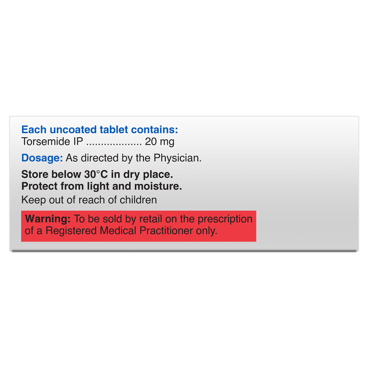 Dytor MD 20 mg Tablet 10's, Pack of 10 TabletS Dytor MD 20 mg Tablet 10's, Pack of 10 TabletS