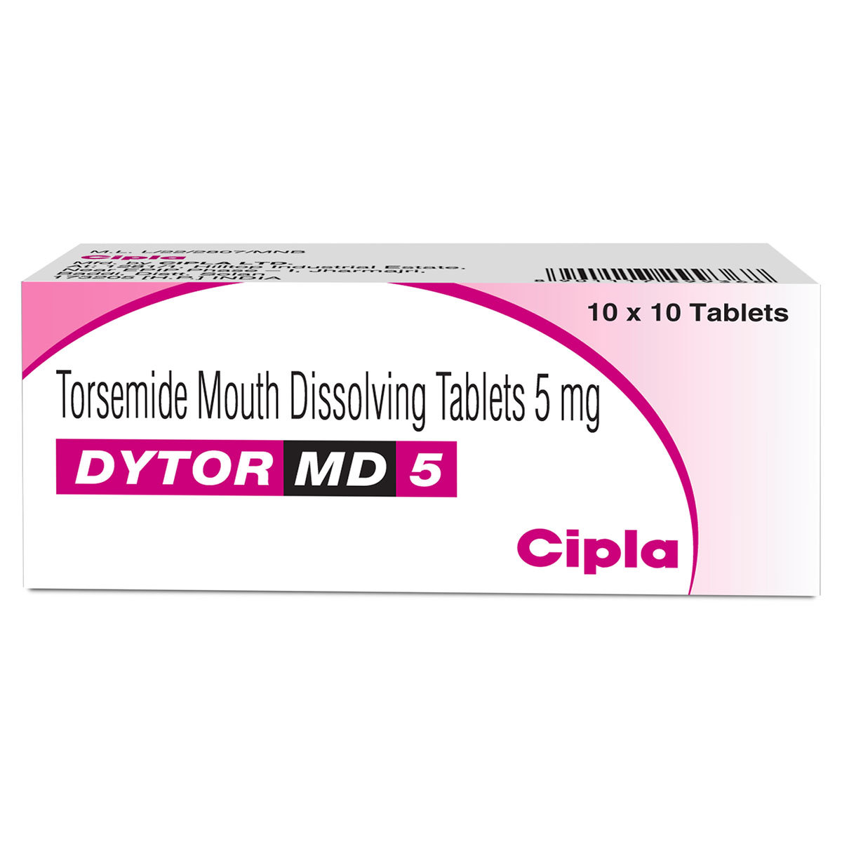 Dytor MD 5 mg Tablet 10's, Pack of 10 TabletS Dytor MD 5 mg Tablet 10's, Pack of 10 TabletS