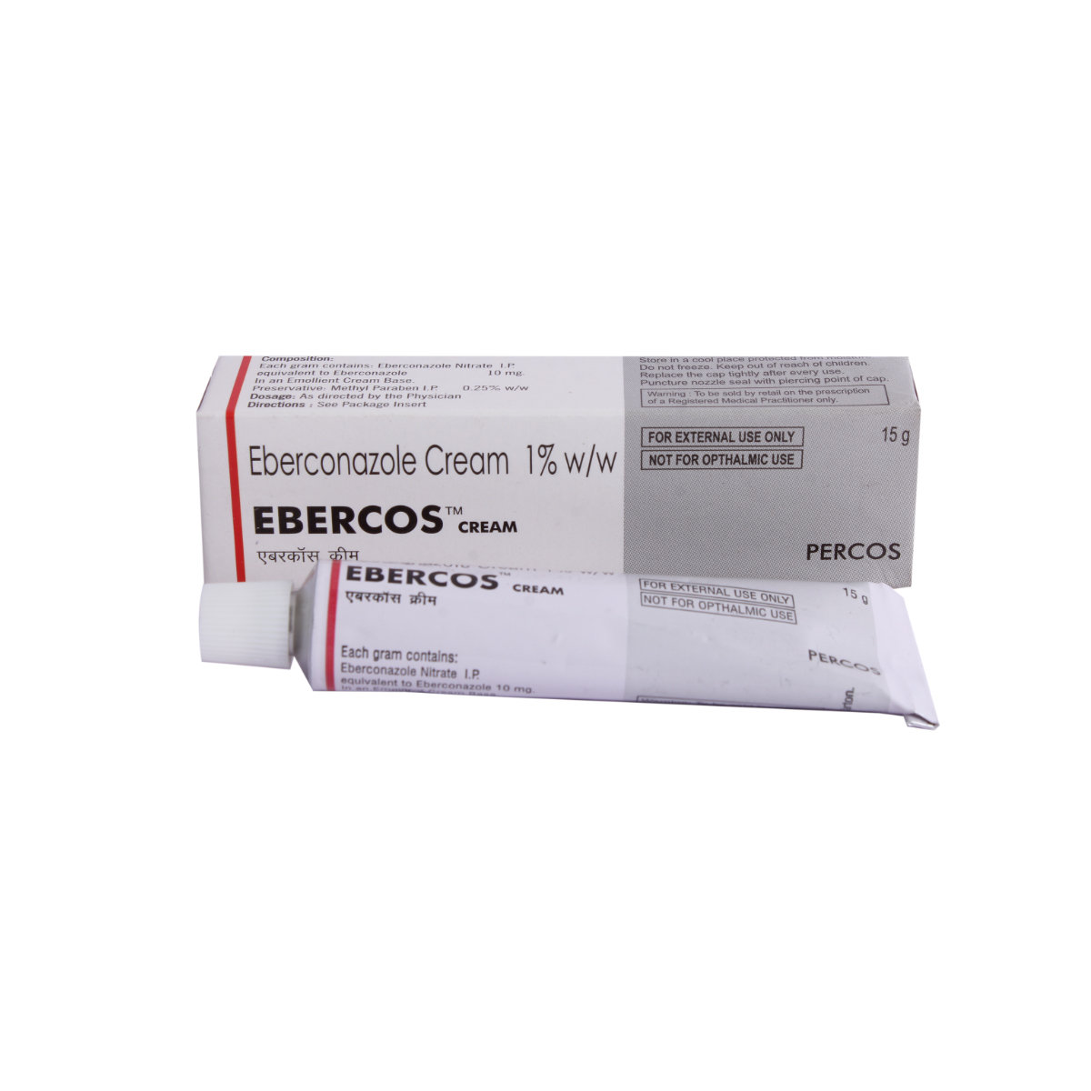 Ebercos 1%W/W Cream 15gm, Pack of 1 CREAM Ebercos 1%W/W Cream 15gm, Pack of 1 CREAM