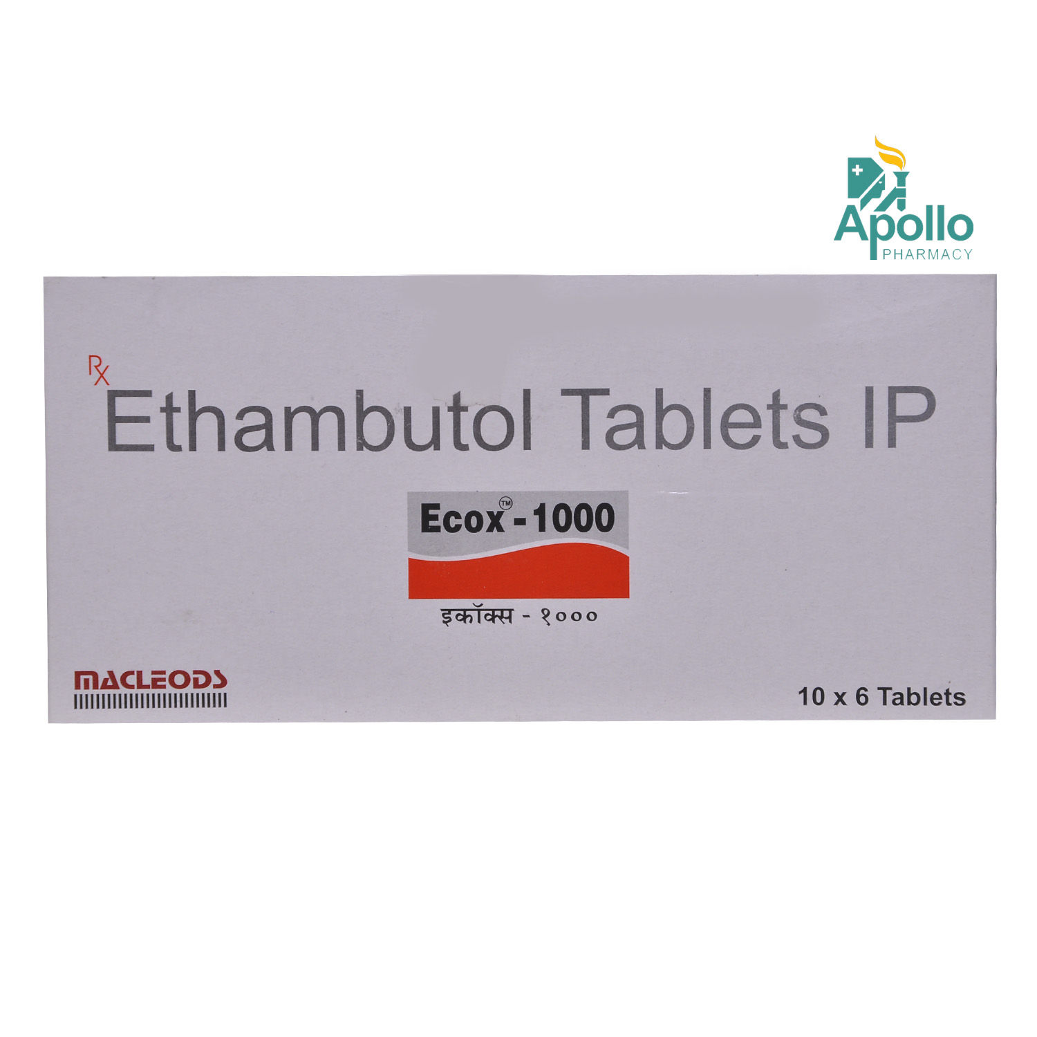 Buy Ecox 1000 mg Tablet 6's Online