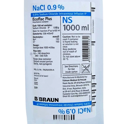 Ecoflac Plus  Ns  0.9% 1000Ml, Pack of 1 INJECTION