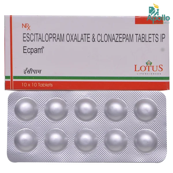 Ecpam Tablet 10's, Pack of 10 TabletS