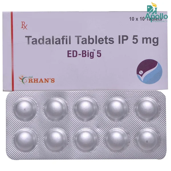 Ed-Big 5mg Tablet 10's